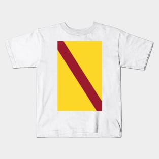 Motherwell 1973 - 76 Amber & Claret Kids T-Shirt